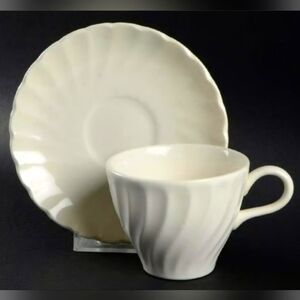 Vintage Myott Meakin Ironstone Teacup and Saucer Set